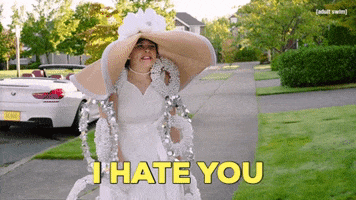 I Hate You GIF by Adult Swim