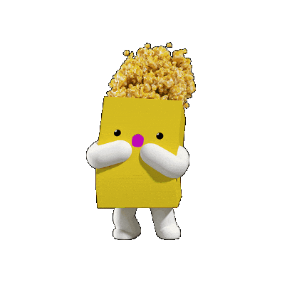 Golden Screen Cinemas Popcorn Sticker by GSCinemas