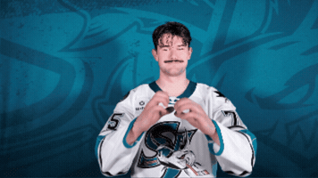 Heart Love GIF by San Jose Barracuda