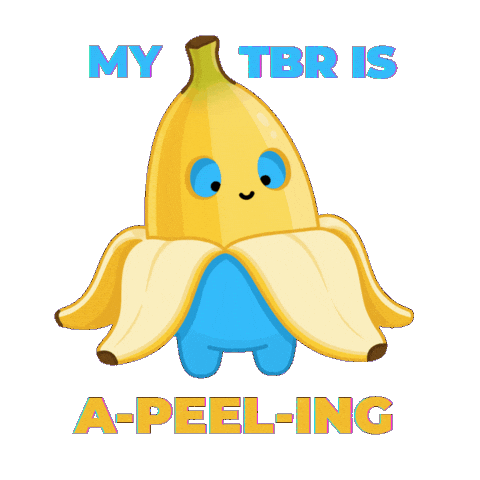Banana Tbr Sticker by Bookly