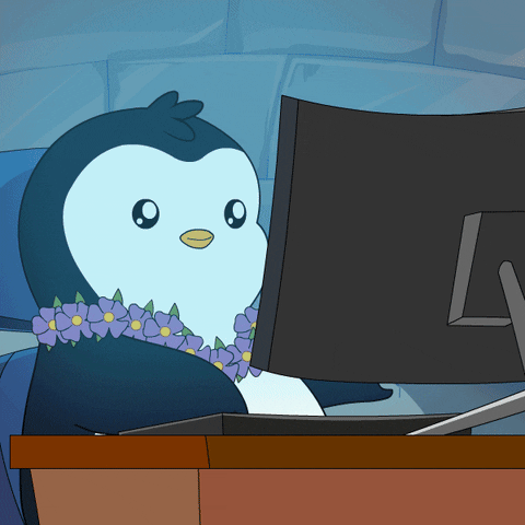 Working Work From Home GIF by Pudgy Penguins
