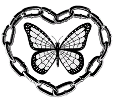 Barbed Wire Love Sticker by toomanynadias