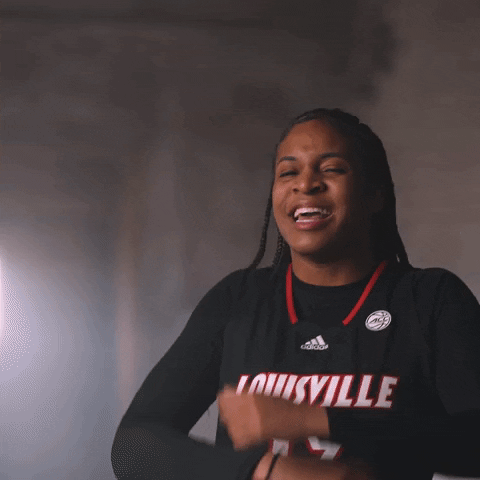 Womens Basketball Go Cards GIF by Louisville Cardinals