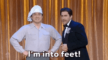 Snl Feet GIF by Saturday Night Live