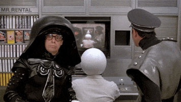 now spaceballs go back to then