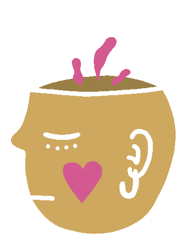 Head Love Sticker