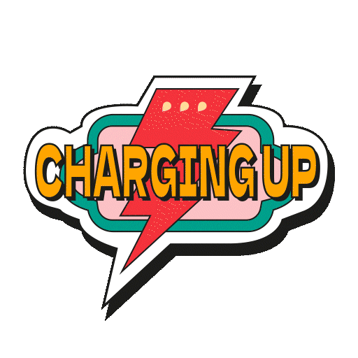 Lightning Charging Sticker by Singapore Global Network
