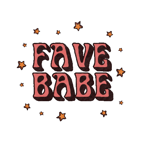 70S Love Sticker