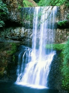 gif wallpaper waterfall