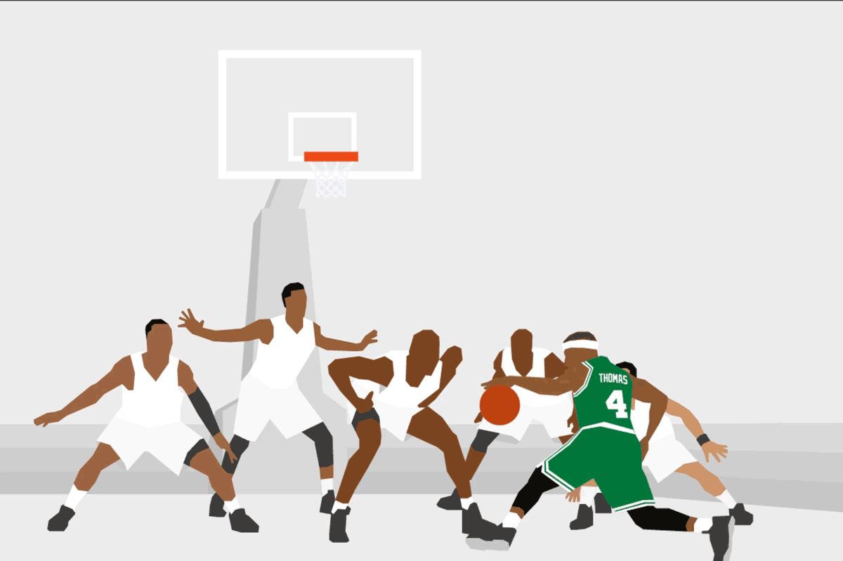 Cartoon Basketball Player