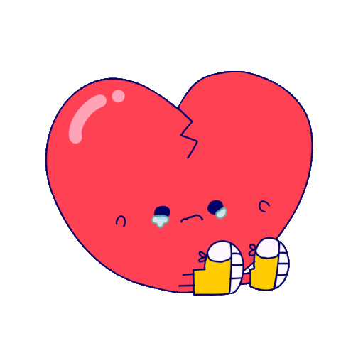 Valentines Day Crying Sticker by BuzzFeed Animation