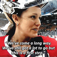 canadian womens hockey league interview GIF