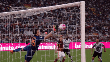 goal save GIF by AS Roma