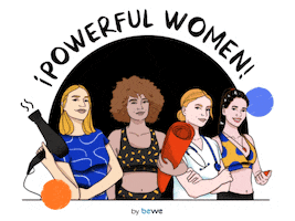 Friends Woman Sticker by Bewe Software