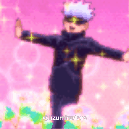 Gojo Running GIF