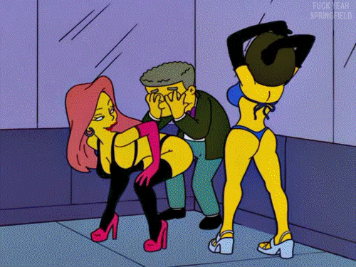 Simpsons Reaction GIF by MOODMAN