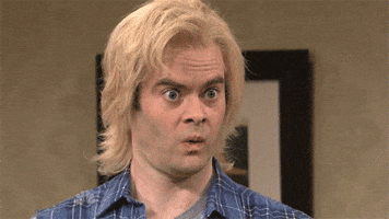 shocked bill hader GIF by Saturday Night Live