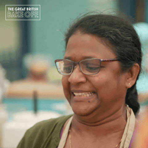 Happy Bakeoff GIF by The Great British Bake Off