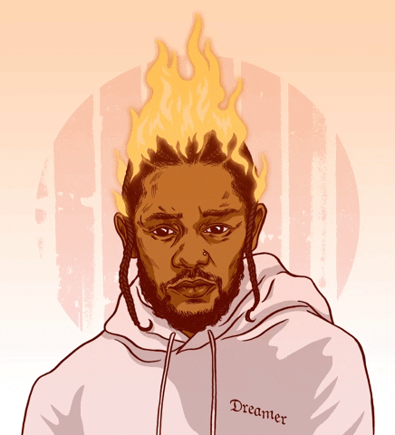Kendrick Lamar Art GIF by Riza G