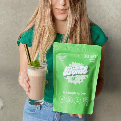 The Bomb Protein Shake GIF by The Smoothie Bombs