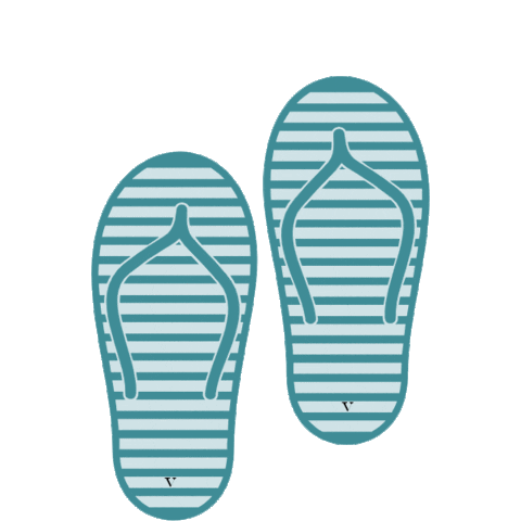 Flipflops Sticker by Vendici Properties