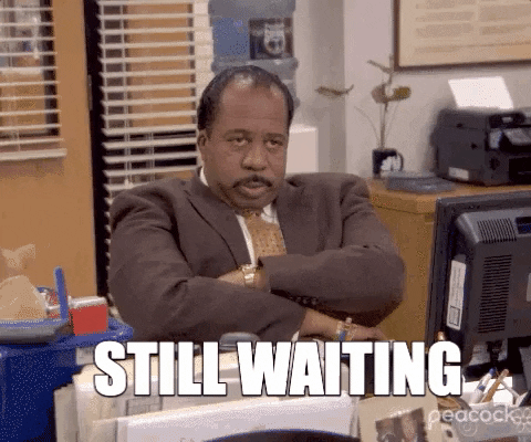 Still Waiting Office Tv GIF by The Office - Find & Share on GIPHY
