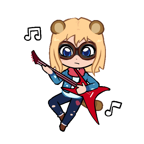 Guitar Morgan Sticker