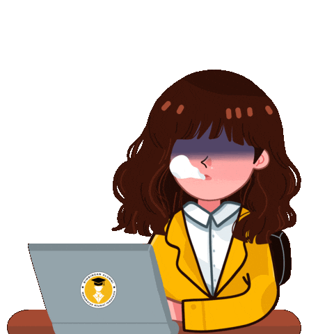 Working Burn Out Sticker by Edcent id