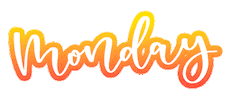 Monday Sticker