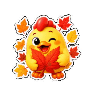 Autumn Lineスタンプ Sticker by 熊本とりから家 下松店