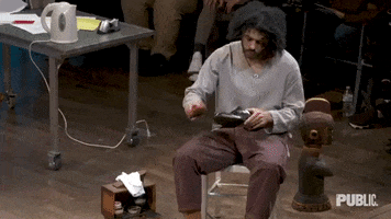 daveed diggs shoes GIF by The Public Theater