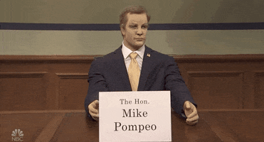 Mike Pompeo Snl GIF by Saturday Night Live