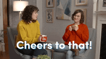 Cheers To That GIF by Scary Mommy