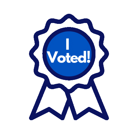 Vote Sticker by USD Votes Campaign