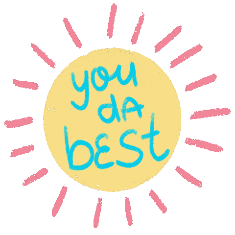 The Best Sun Sticker by bdempseyart