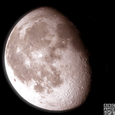 Moon Phase Space GIF by BBC America