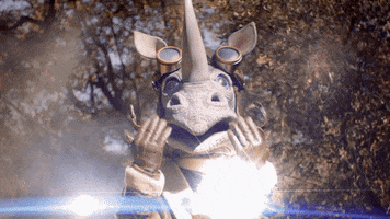 Come On Over Rhino GIF by The Masked Singer