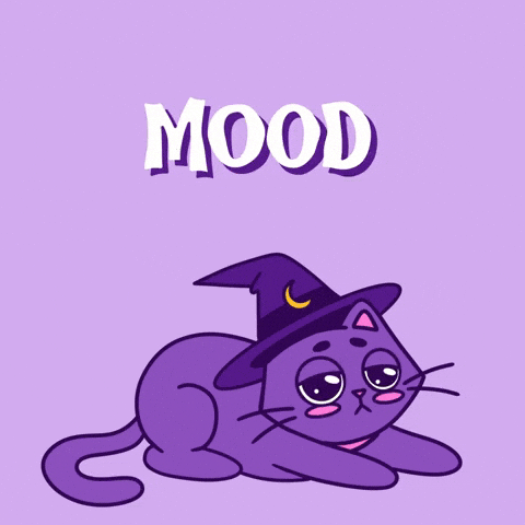 Tired Mood GIF by Spooks The Cat