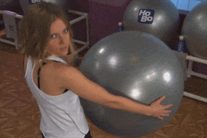 scarlett johansson ball GIF