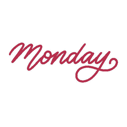 Monday Weekday Sticker
