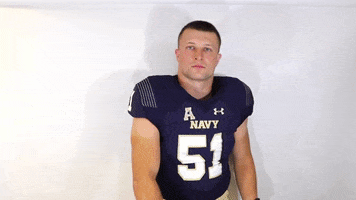 Navy Football Paul Carothers GIF by Navy Athletics