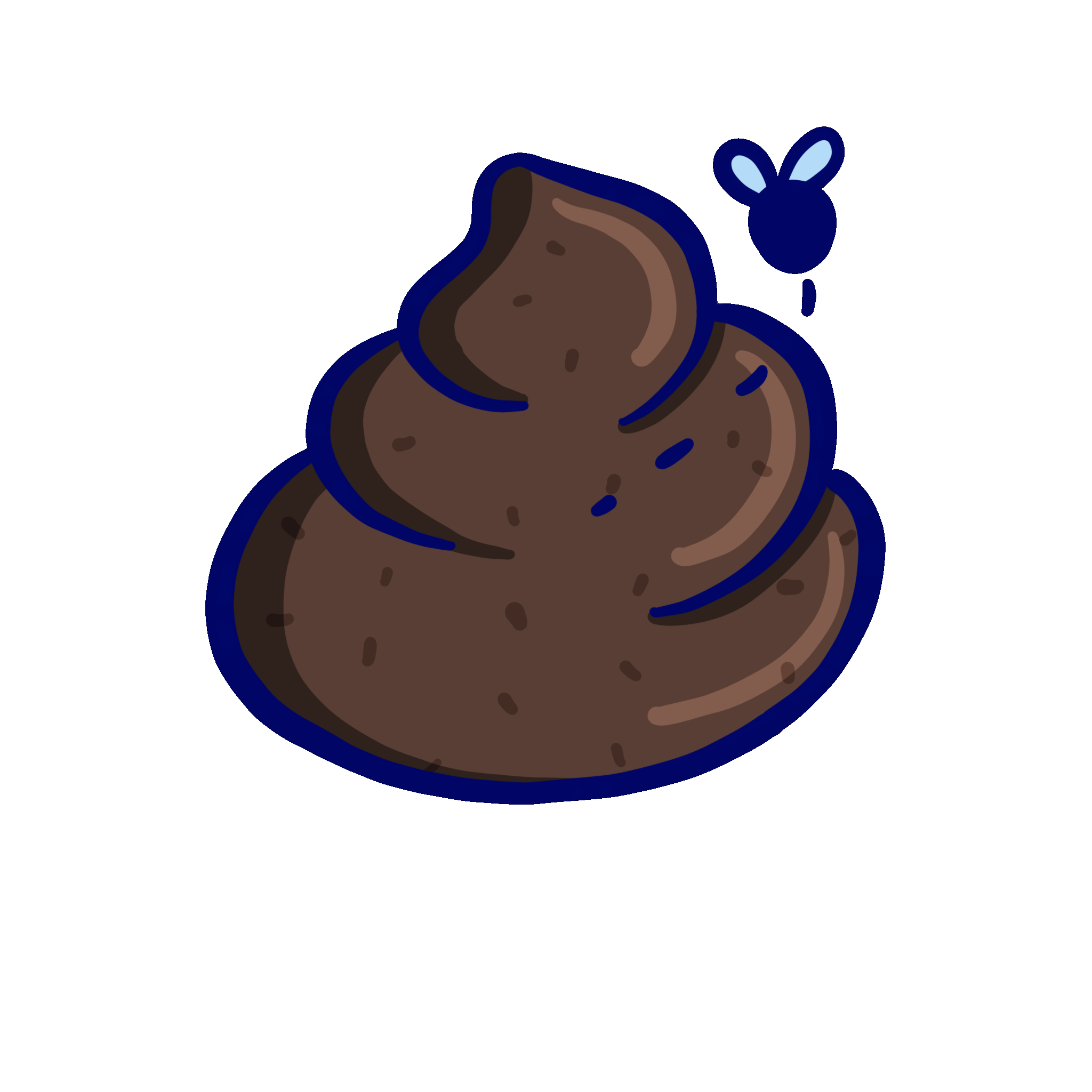 Fly Poop Sticker for iOS & Android | GIPHY
