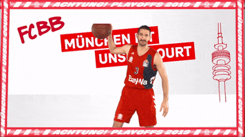 Fc Bayern Playoffs GIF by FC Bayern Basketball