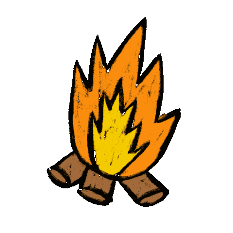 Festa Junina Fogueira Sticker