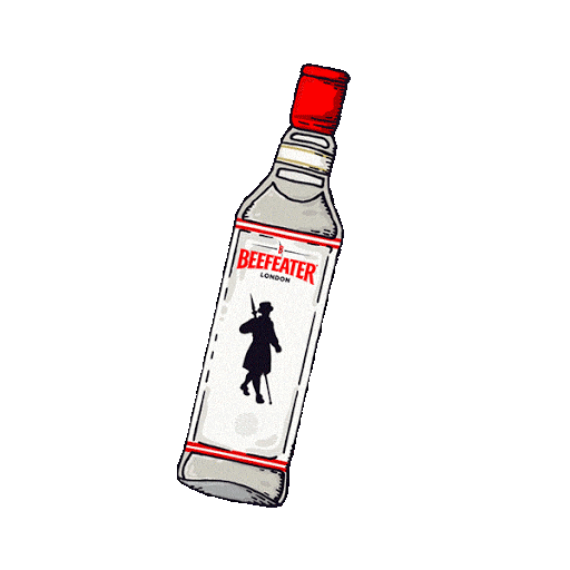Ice Bottle Sticker by Beefeater