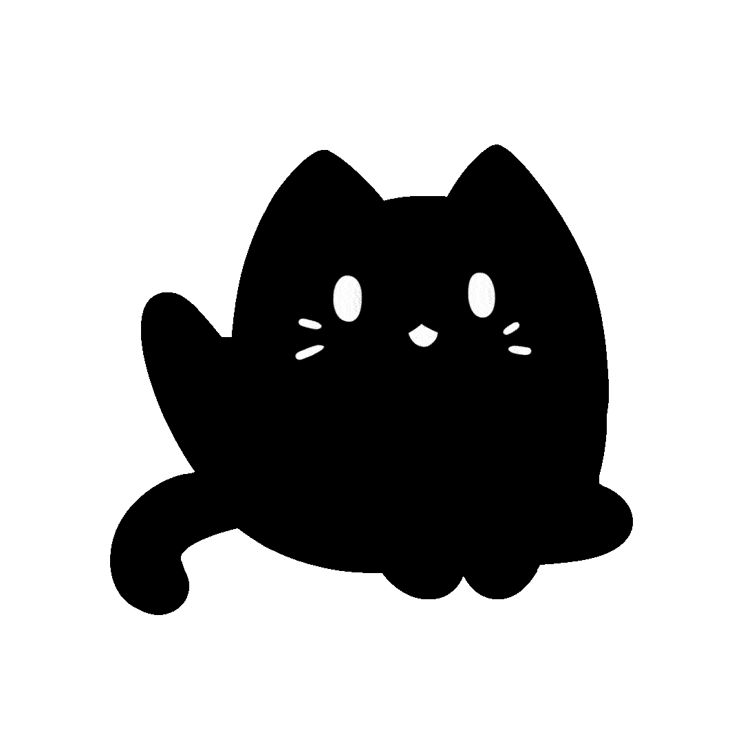 Animated Black Cat Gif Transparent Cuteanimals