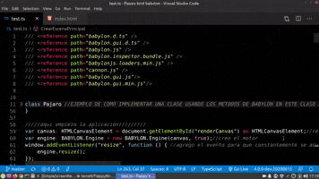 Babylonjs Flappybird GIF