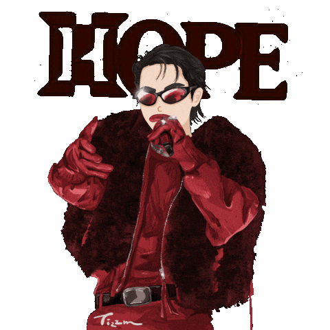 Btsjhope Sticker by Tizzm