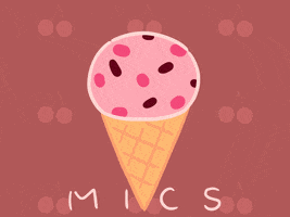 mics_p cat animation icecream cherry GIF
