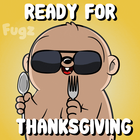 Give Thanks Thanksgiving GIF by Fugz Official